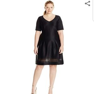 NY Collection Women's V-Neck Aline Dress